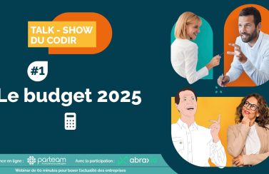 Annonce du webinar dédié au Budget vu par le CoDir